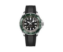 Breitling Superocean Automatic 44mm UK Limited Edition Mens Watch Green Rubber