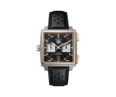 TAG Heuer Monaco Chronograph 39mm Titanium and 18k Rose Gold Mens Watch