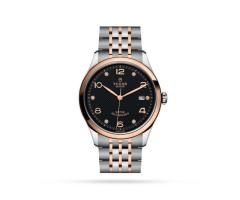 Tudor 1926 39mm Mens Watch Steel Case DiamondSet Black Dial