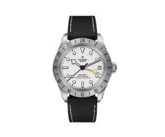 Tudor Black Bay Pro 39mm Steel Case Hybrid Rubber And Leather Strap