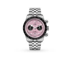 Tudor Black Bay Chrono 41mm Steel Case Pink Dial