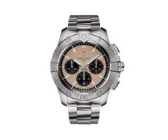 ExDisplay Breitling Avenger Chronograph B01 44mm Mens Watch Beige Stainless Steel