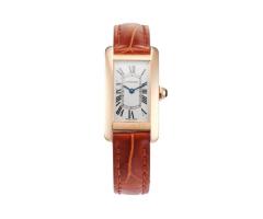 PreOwned Cartier Tank Americaine 19mm Rose Gold