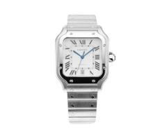 PreOwned Cartier Santos de 398mm Large Model Stainless Steel WSSA0018