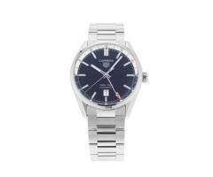 PreOwned TAG Heuer Carrera TwinTime 41mm Stainless Steel WBN201ABA0640