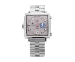 Vintage TAG Heuer Monaco 1533 Steve McQueen 40mm Stainless Steel