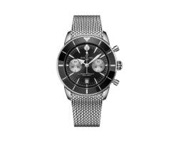 Breitling Superocean Heritage B01 42mm UK Limited Edition Mens Watch Black Stainless Steel