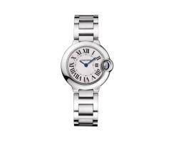 Ballon Bleu De Cartier Watch 28mm Quartz Movement Steel Case