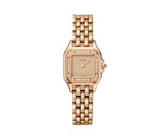 Panthegravere De Cartier Watch Small Model Quartz Movement Rose Gold