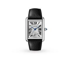 Cartier Tank Must ExtraLarge Model Automatic Movement Steel Leather