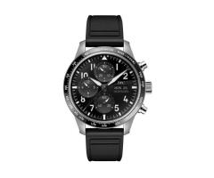 IWC Pilot Performance Chronograph 41mm AMG Mens Watch Black Rubber