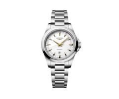 Longines Conquest Quartz 30mm Ladies Watch White