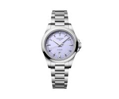 Longines Conquest Quartz 30mm Ladies Watch Purple