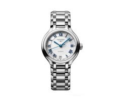 Longines PrimaLuna 34mm Ladies Watch Silver