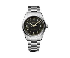 Longines Spirit Pilot 3 Hands 39mm Mens Watch Black