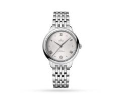 Omega De Ville Prestige CoAxial Master Chronometer 34mm Ladies Watch Silver