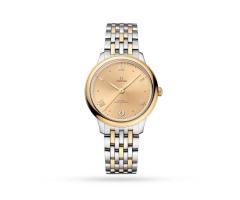 Omega De Ville Prestige CoAxial Master Chronometer 34mm Ladies Watch Champagne