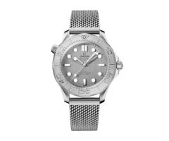 Omega Seamaster Diver 300M Grey Dial 42mm Automatic Mens Watch