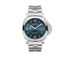 Panerai Luminor Marina 44mm Mens Watch Blue